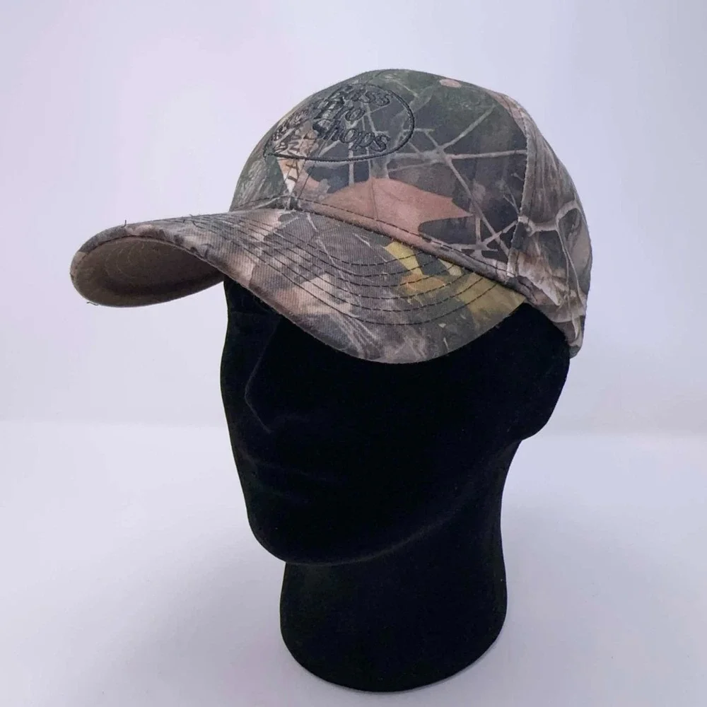 Bass Pro Shops Camo Green Tonal Logo Snap-Back Cap TrueTimber Mens OSFA
